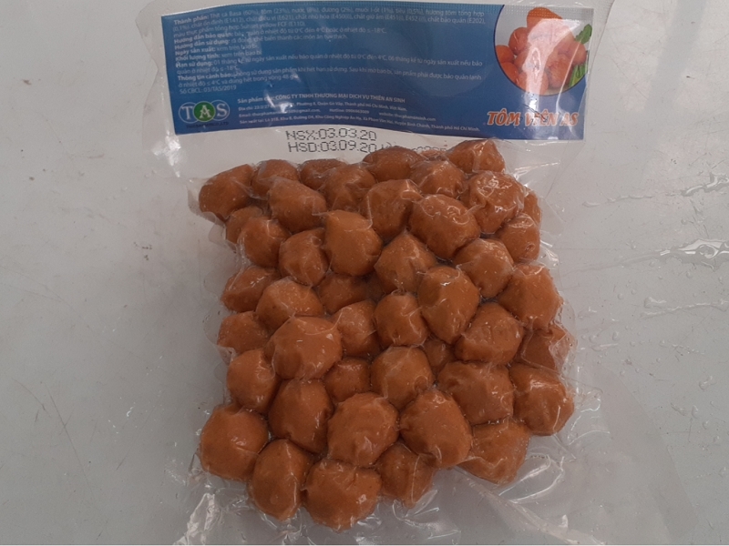 Tôm Viên Thiên An Sinh / kg  160 viên 